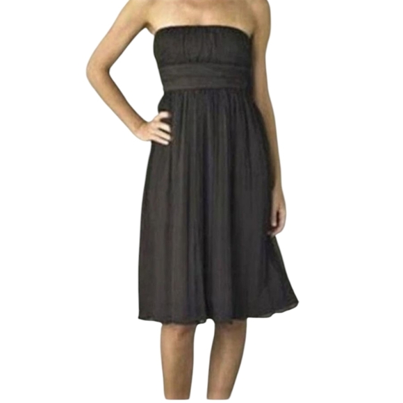 J. Crew Black Strapless Sundress Cocktail,Size 4 - Picture 8 of 8
